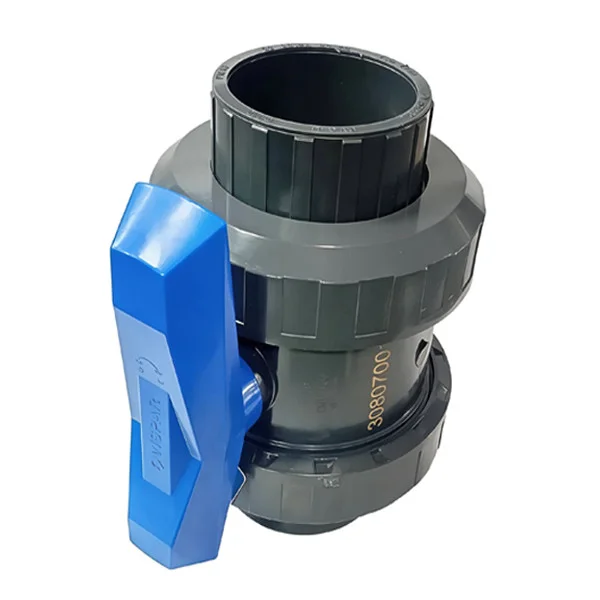 شیر توپی PVC-U مهره ماسورهای چسبی